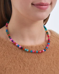 Online Bijou Brigitte Collana - Vibrant Agate