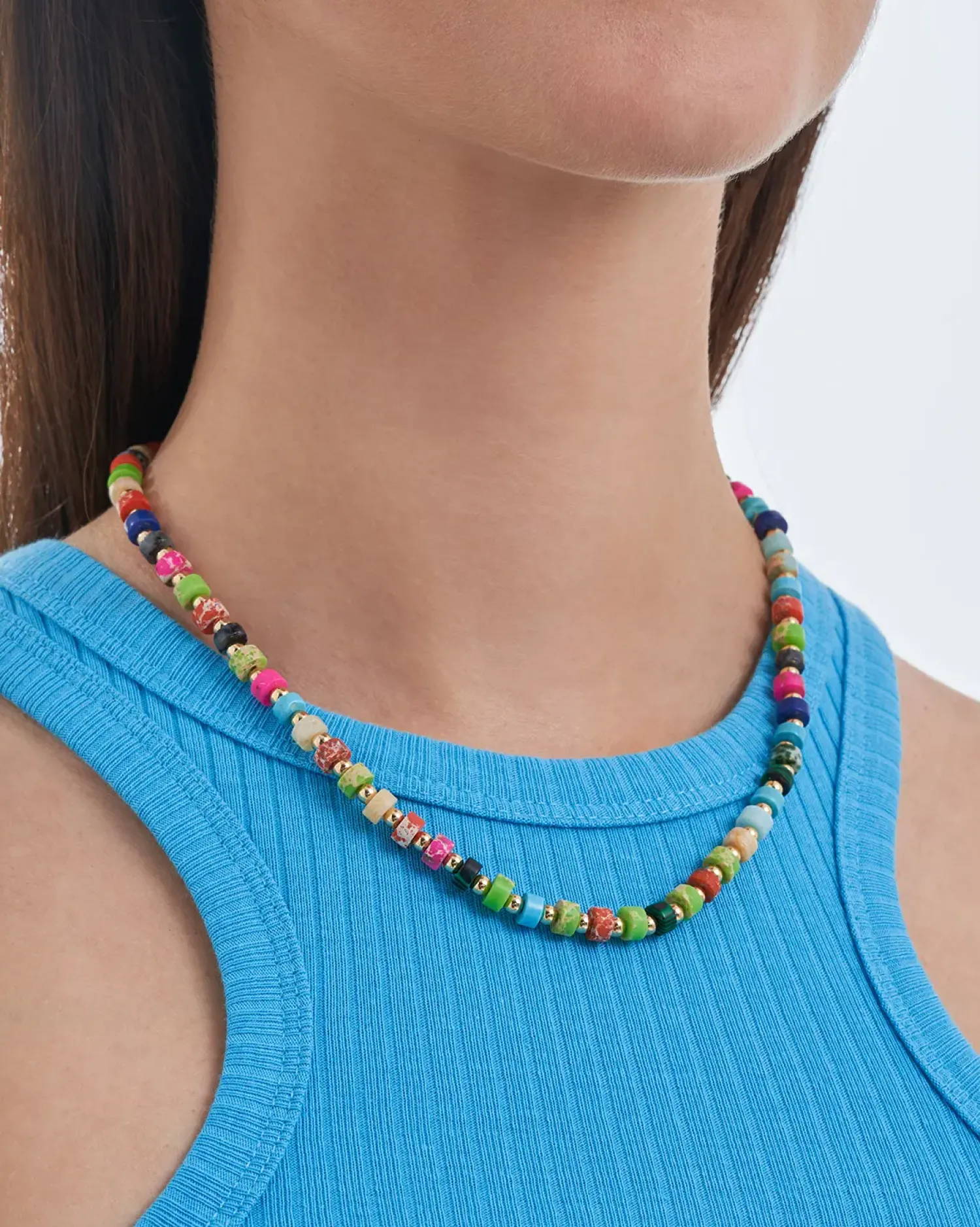 Online Bijou Brigitte Collana - Vibrant Turquoise