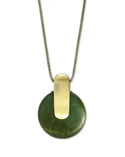 Bijou Brigitte Collana - Wood Circle