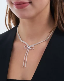 Online Bijou Brigitte Collana - Zirconia Bow