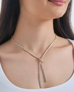 Bijou Brigitte Collana - Zirconia Knot