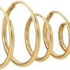 Sale Bijou Brigitte Creole - Set of Gold