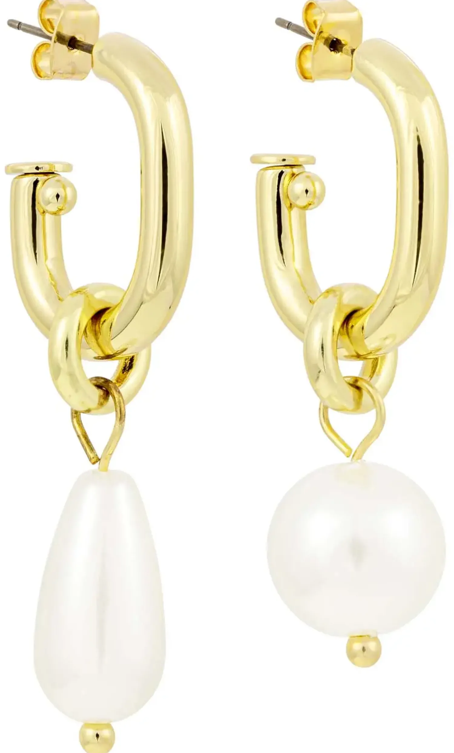 Discount Bijou Brigitte Creoli - Asymmetrical Pearls