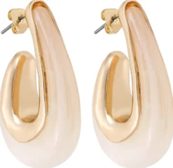 Best Bijou Brigitte Creoli - Beige Marble