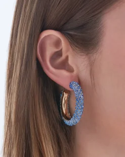Discount Bijou Brigitte Creoli - Blue Sparkle