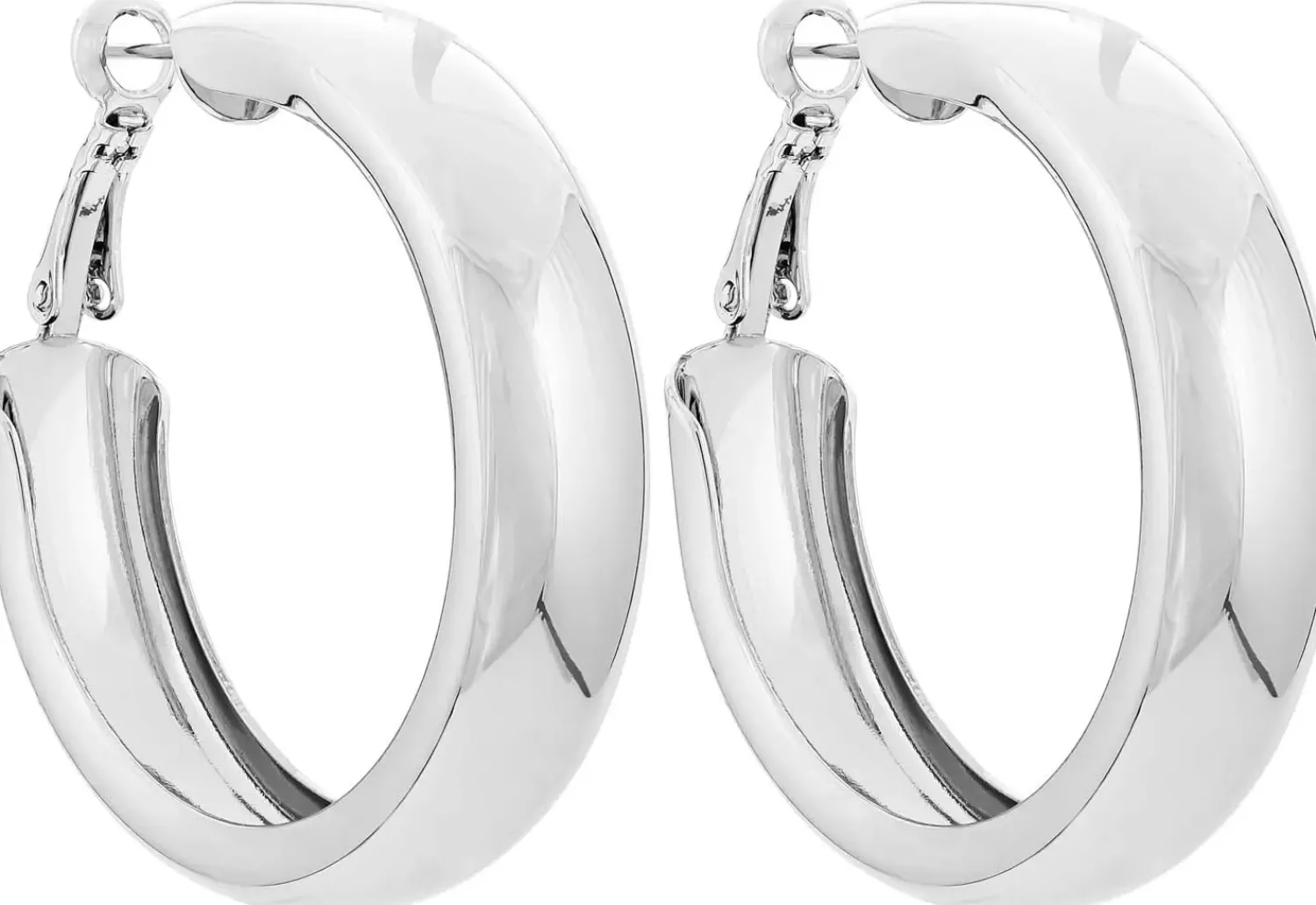 Hot Bijou Brigitte Creoli - Chunky Silver