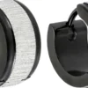 New Bijou Brigitte Creoli da uomo - Scratched Silver