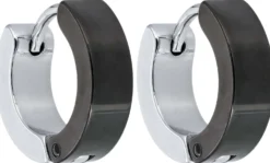 Online Bijou Brigitte Creoli da uomo - Silver Black