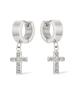 Hot Bijou Brigitte Creoli da uomo - Steel Cross