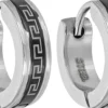 New Bijou Brigitte Creoli da uomo - Steel Labyrinth