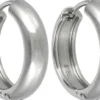 Hot Bijou Brigitte Creoli da uomo - Timeless Steel