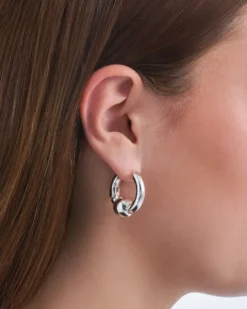 Clearance Bijou Brigitte Creoli - Edgy Silver