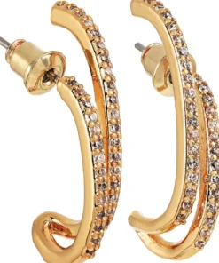 Bijou Brigitte Creoli - Glittery Hoops