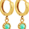 Sale Bijou Brigitte Creoli - Golden Amazonite