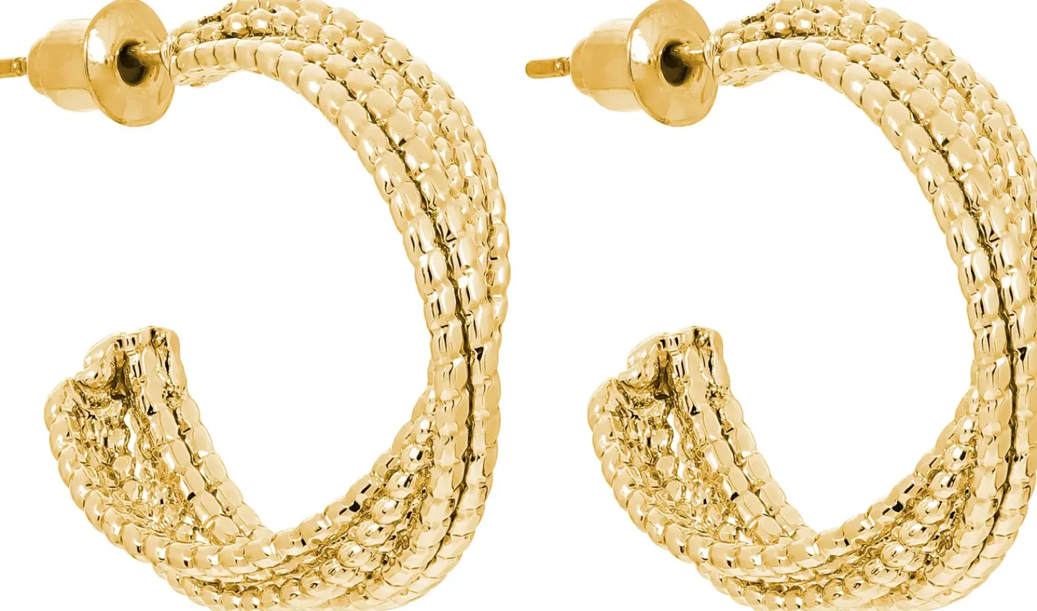 New Bijou Brigitte Creoli - Gold Twist