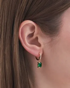 Clearance Bijou Brigitte Creoli - Green Rectangle