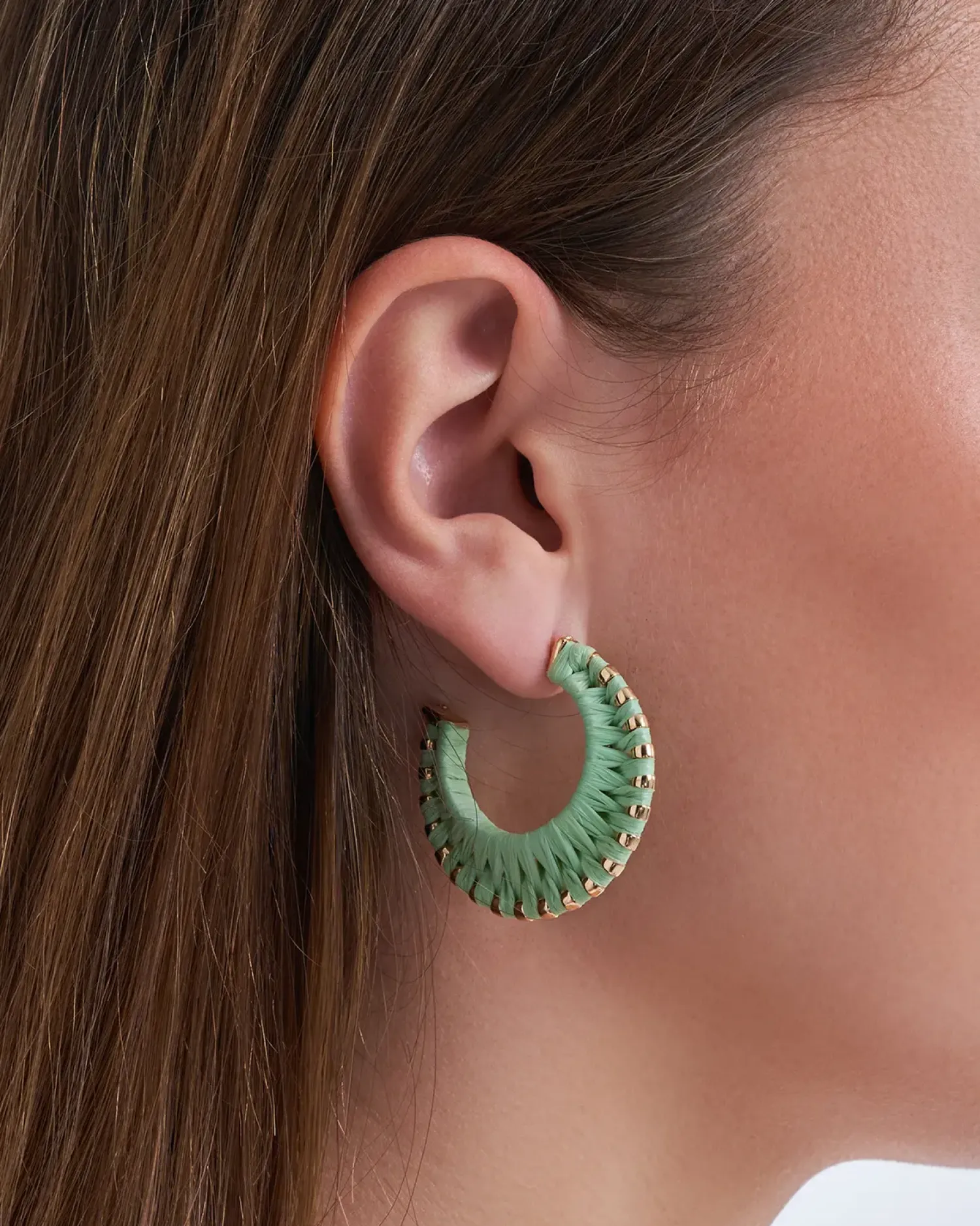 Outlet Bijou Brigitte Creoli - Mint Braid