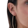 New Bijou Brigitte Creoli - Plain Gold