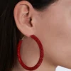 Best Bijou Brigitte Creoli - Red Sparkle