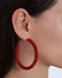 Best Bijou Brigitte Creoli - Red Sparkle