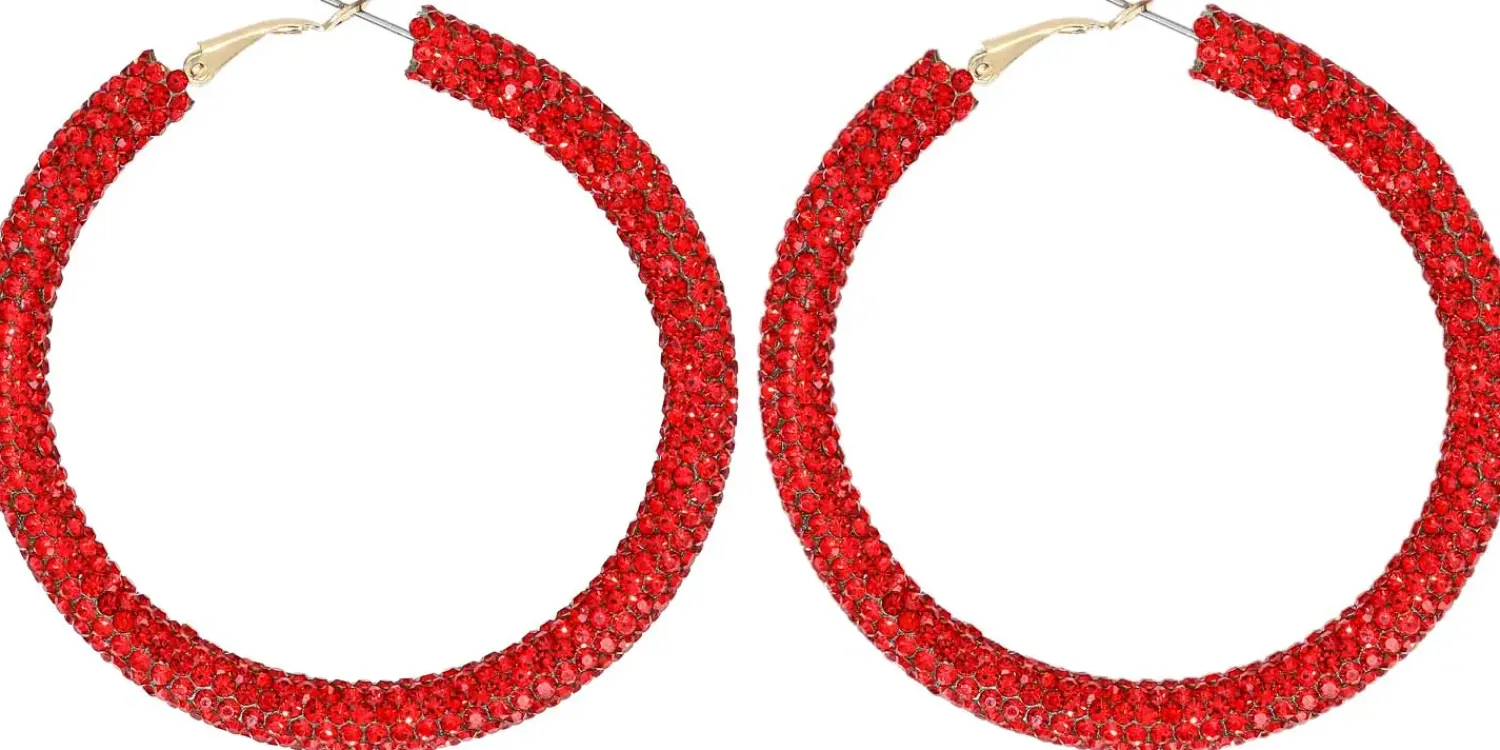 Best Bijou Brigitte Creoli - Red Sparkle