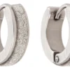 Hot Bijou Brigitte Creoli - Silver Glitter