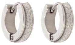 Hot Bijou Brigitte Creoli - Silver Glitter