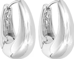 Hot Bijou Brigitte Creoli - Silver Ovals