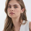 Clearance Bijou Brigitte Creoli - Silver Zirconias