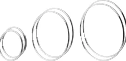 Discount Bijou Brigitte Creoli - terzetto argento
