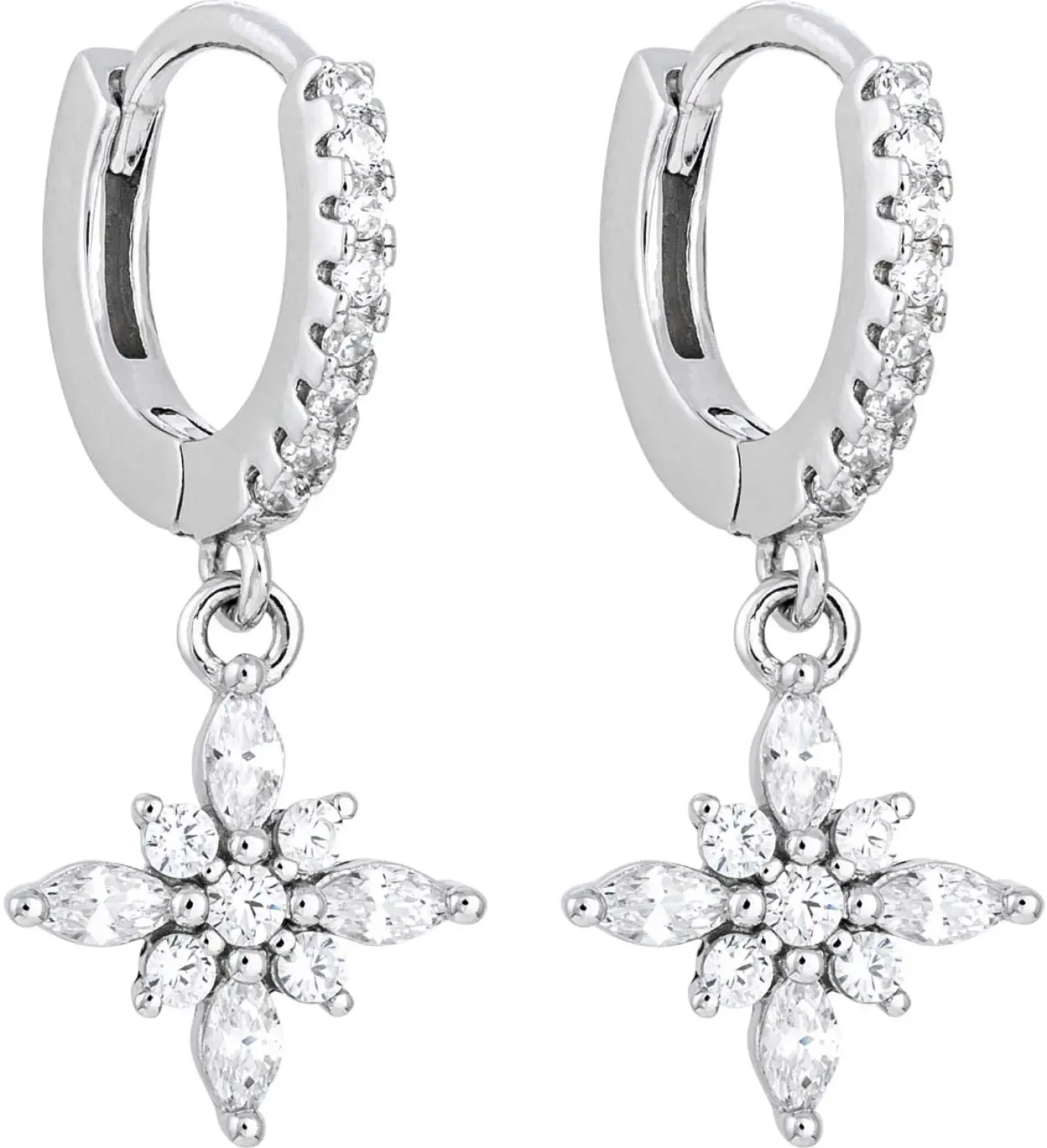 Discount Bijou Brigitte Creoli - Zirconia Stars