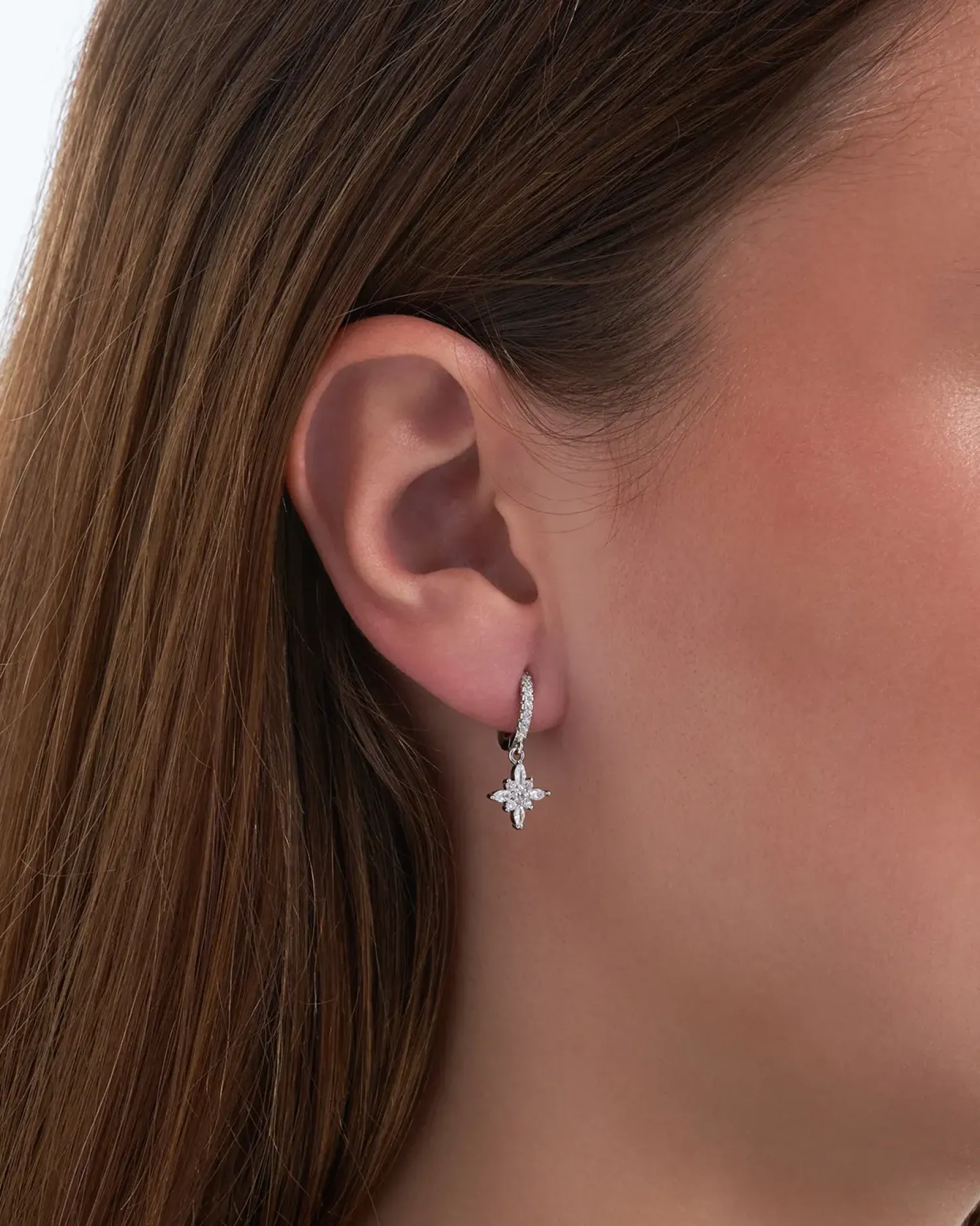 Discount Bijou Brigitte Creoli - Zirconia Stars
