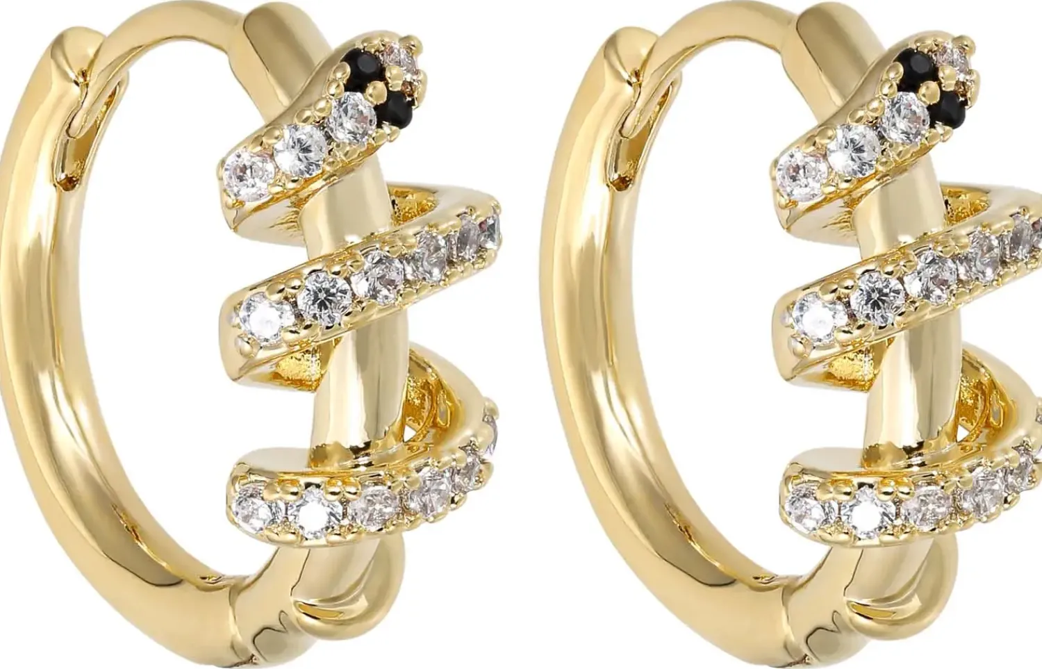 Sale Bijou Brigitte Creoli - Zirconia Twirl