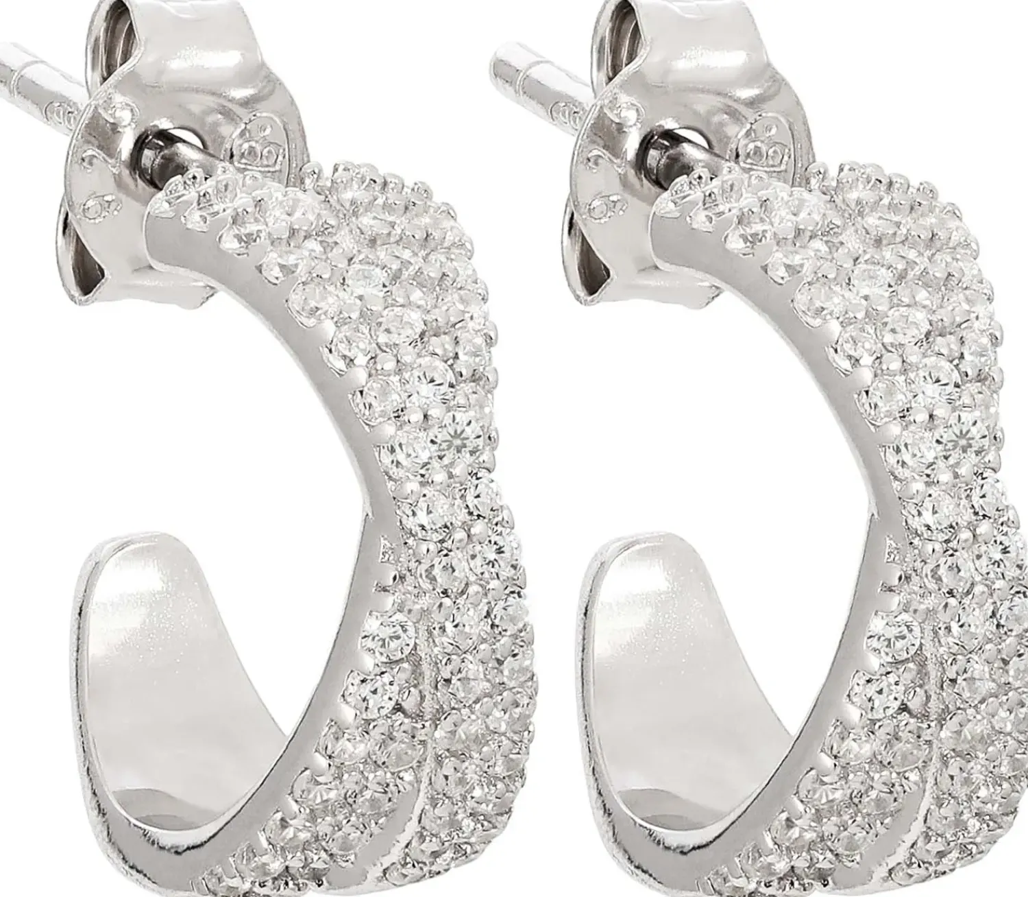 Best Bijou Brigitte Creoli - Zirkonia Twist