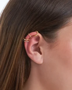 New Bijou Brigitte Earcuff - Mat Gold