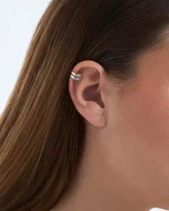 Outlet Bijou Brigitte Earcuff - Two Stripes