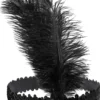 Clearance Bijou Brigitte Fascia per capelli - Black Sequins