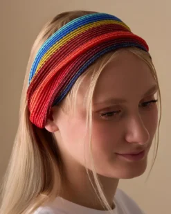 Hot Bijou Brigitte Fascia per capelli - Colorful Stripes