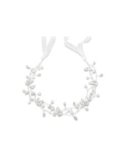 Sale Bijou Brigitte Fascia per capelli - Silver Flowers