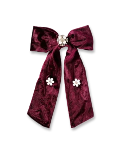 Sale Bijou Brigitte Fermacapelli - Burgundy Bow