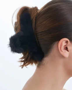 Sale Bijou Brigitte Fermaglio per capelli - Black Fur