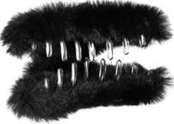 Sale Bijou Brigitte Fermaglio per capelli - Black Fur