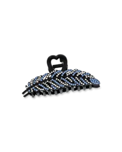 Hot Bijou Brigitte Fermaglio per capelli - Blue Feather