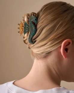 Discount Bijou Brigitte Fermaglio per capelli - Cyan Sea