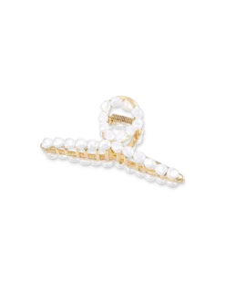 Hot Bijou Brigitte Fermaglio per capelli - Glossy Pearls