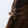 Online Bijou Brigitte Fermaglio per capelli - Golden Wave