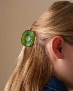 Bijou Brigitte Fermaglio per capelli - Green Kiwi