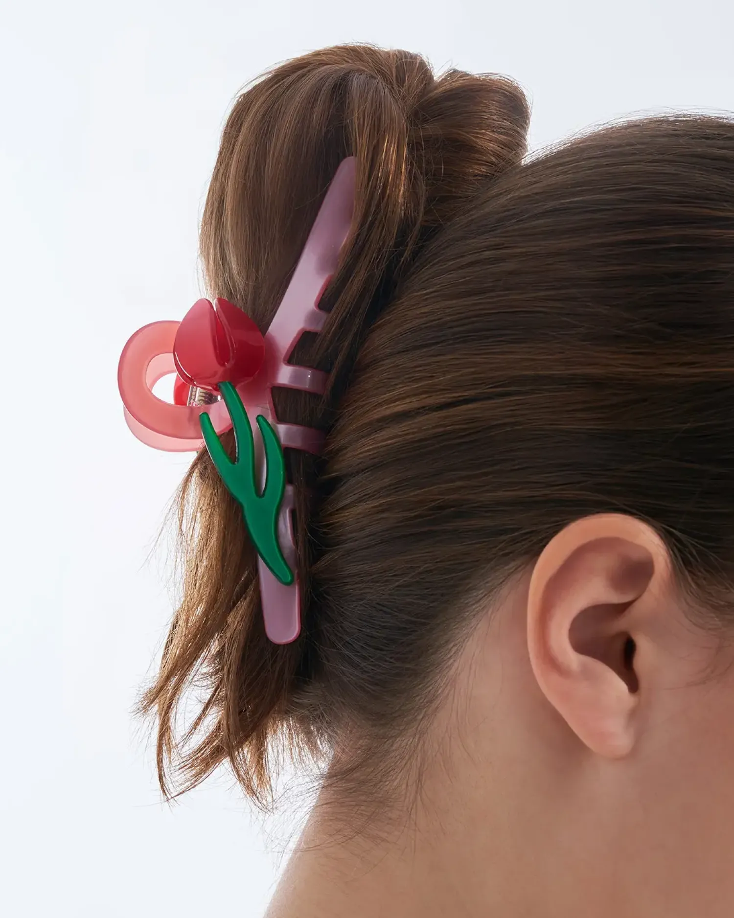 Discount Bijou Brigitte Fermaglio per capelli - Red Tulip