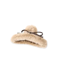 Clearance Bijou Brigitte Fermaglio per capelli - Taupe Fuzz