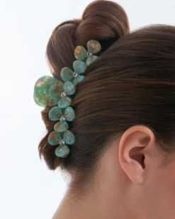 Bijou Brigitte Fermaglio per capelli - Turqouise Flower